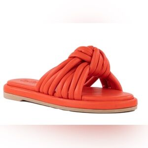 Seychelles Women's Simply The Best Slide Sandal deep orange sz 8
